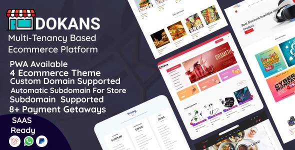 DOKANS – Multitenancy Based Ecommerce Platform (SAAS)